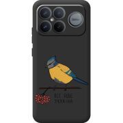 Прозорий чохол BoxFace Poco F8 Ultra Синиця і калина