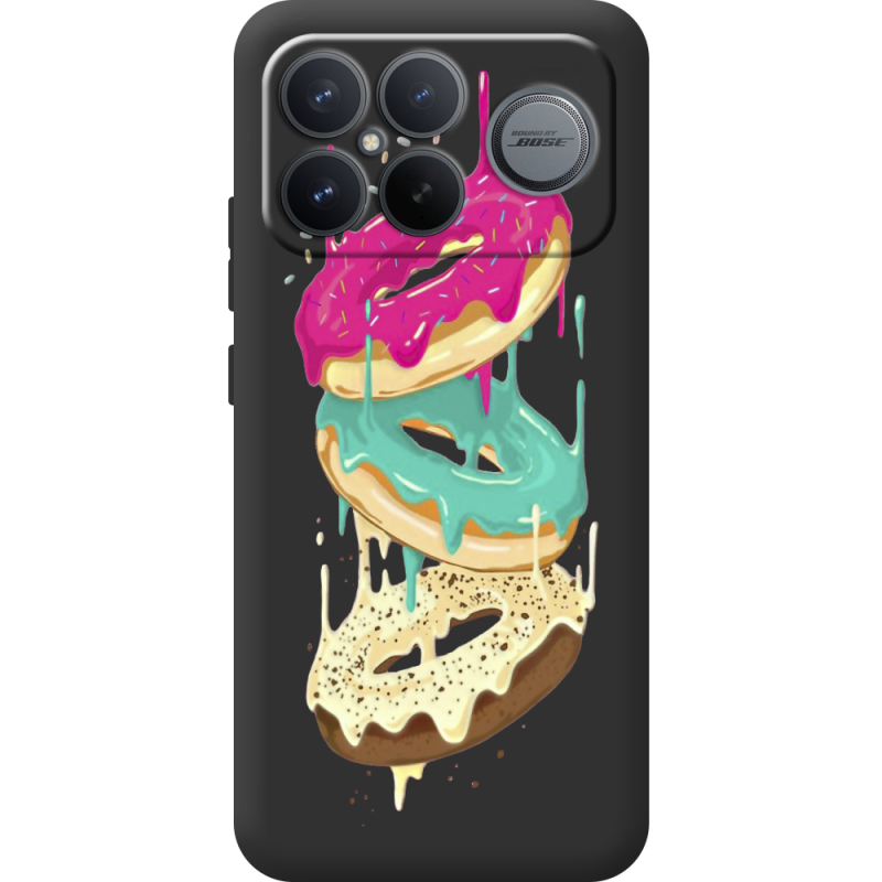 Прозорий чохол BoxFace Poco F8 Ultra Donuts