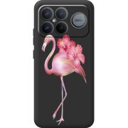 Прозорий чохол BoxFace Poco F8 Ultra Floral Flamingo