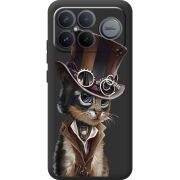 Прозорий чохол BoxFace Poco F8 Ultra Steampunk Cat