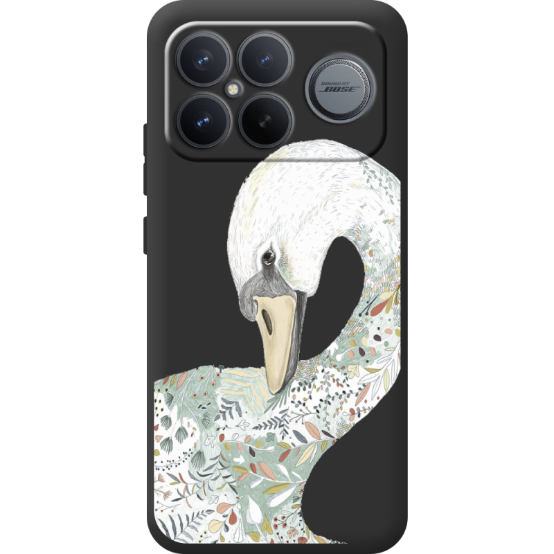 Прозорий чохол BoxFace Poco F8 Ultra Swan