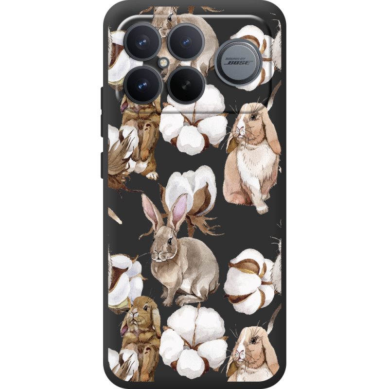 Прозорий чохол BoxFace Poco F8 Ultra Cotton and Rabbits