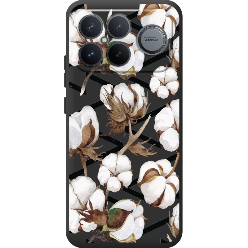 Прозорий чохол BoxFace Poco F8 Ultra Cotton flowers