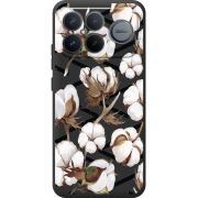 Прозорий чохол BoxFace Poco F8 Ultra Cotton flowers