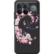 Чохол зі стразами Poco F8 Ultra Swallows and Bloom
