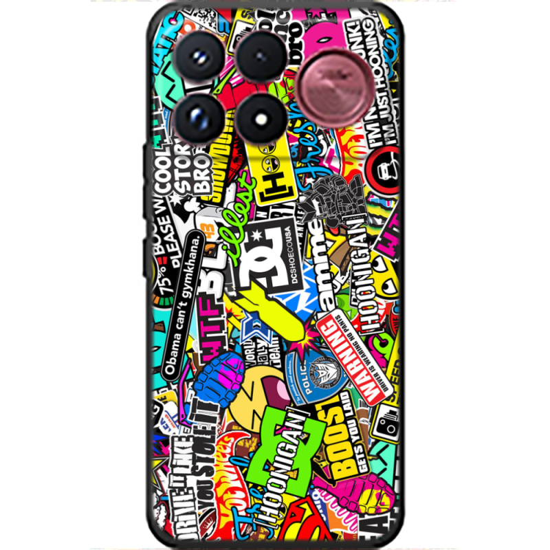 Чохол BoxFace Poco F9 Ultra Multicolored Inscriptions