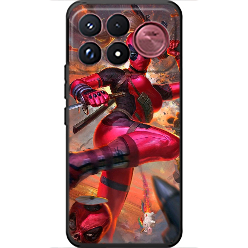 Чохол BoxFace Poco F9 Ultra Woman Deadpool