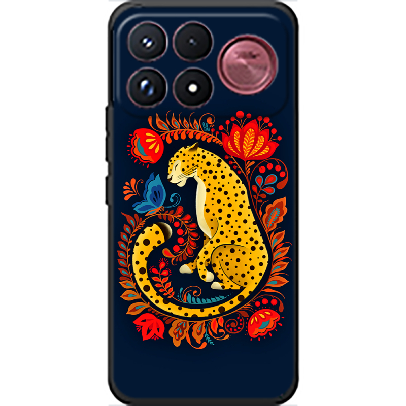 Чохол BoxFace Poco F9 Ultra Petrykivka Leopard