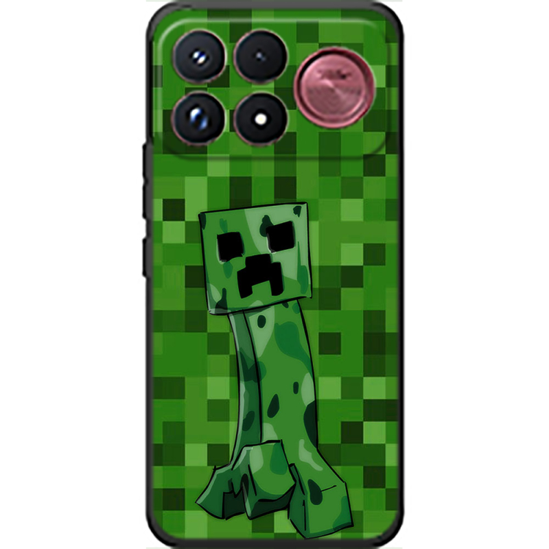 Чохол BoxFace Poco F9 Ultra Minecraft Creeper