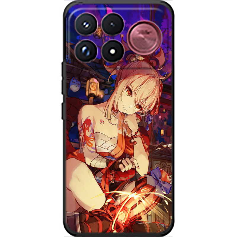 Чохол BoxFace Poco F9 Ultra Genshin Ёимия с огоньком