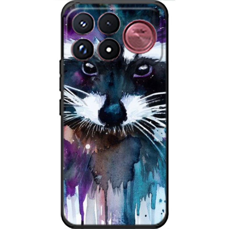 Чохол BoxFace Poco F9 Ultra Акварельный енот