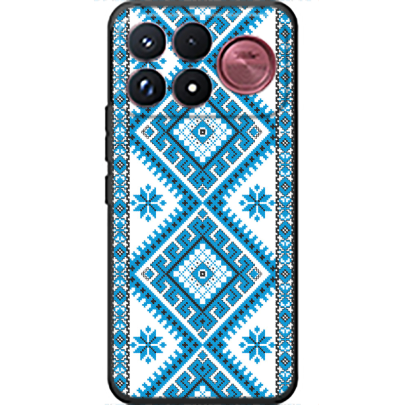 Чохол BoxFace Poco F9 Ultra Блакитний Орнамент