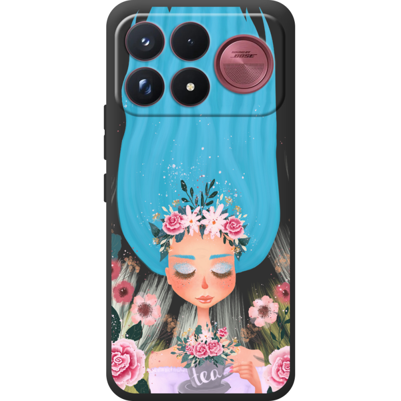 Прозорий чохол BoxFace Poco F9 Ultra Blue Hair