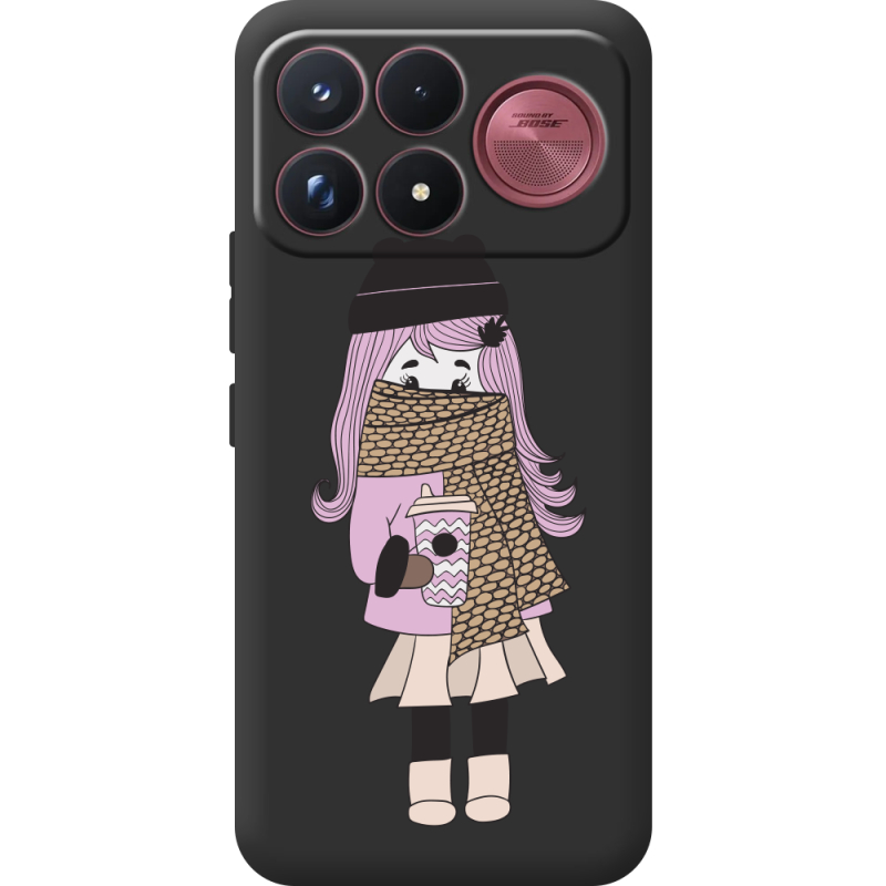 Прозорий чохол BoxFace Poco F9 Ultra Winter Morning Girl