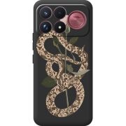 Прозорий чохол BoxFace Poco F9 Ultra Glamor Snake