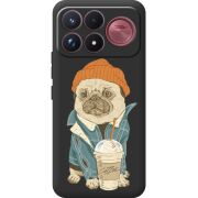 Прозорий чохол BoxFace Poco F9 Ultra Dog Coffeeman