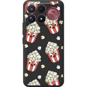Прозорий чохол BoxFace Poco F9 Ultra с 3D-глазками Popcorn