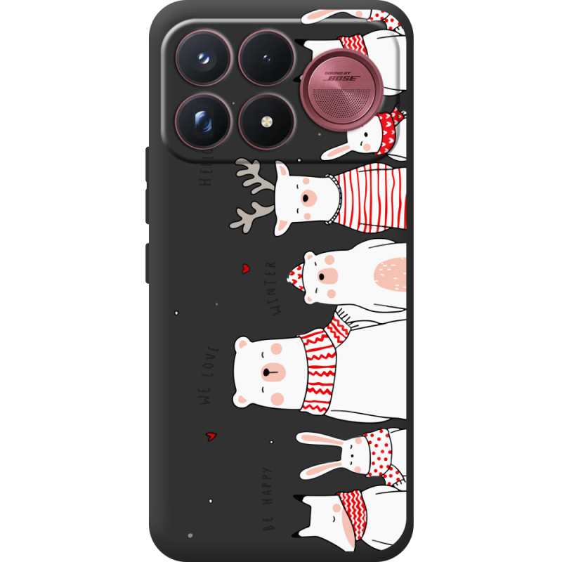 Прозорий чохол BoxFace Poco F9 Ultra The Friendly Beasts