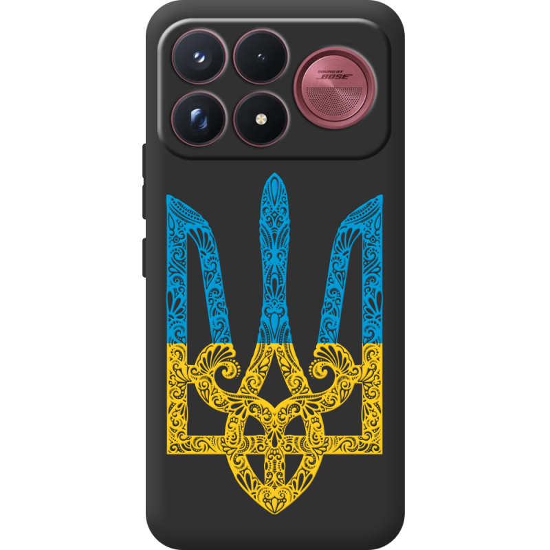Прозорий чохол BoxFace Poco F9 Ultra Gold Trident