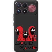 Прозорий чохол BoxFace Poco F9 Ultra siquid game люди в красном