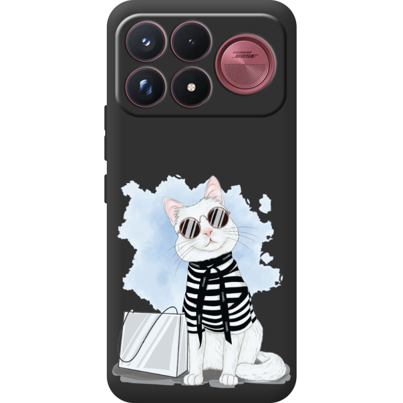Прозорий чохол BoxFace Poco F9 Ultra Cat Style