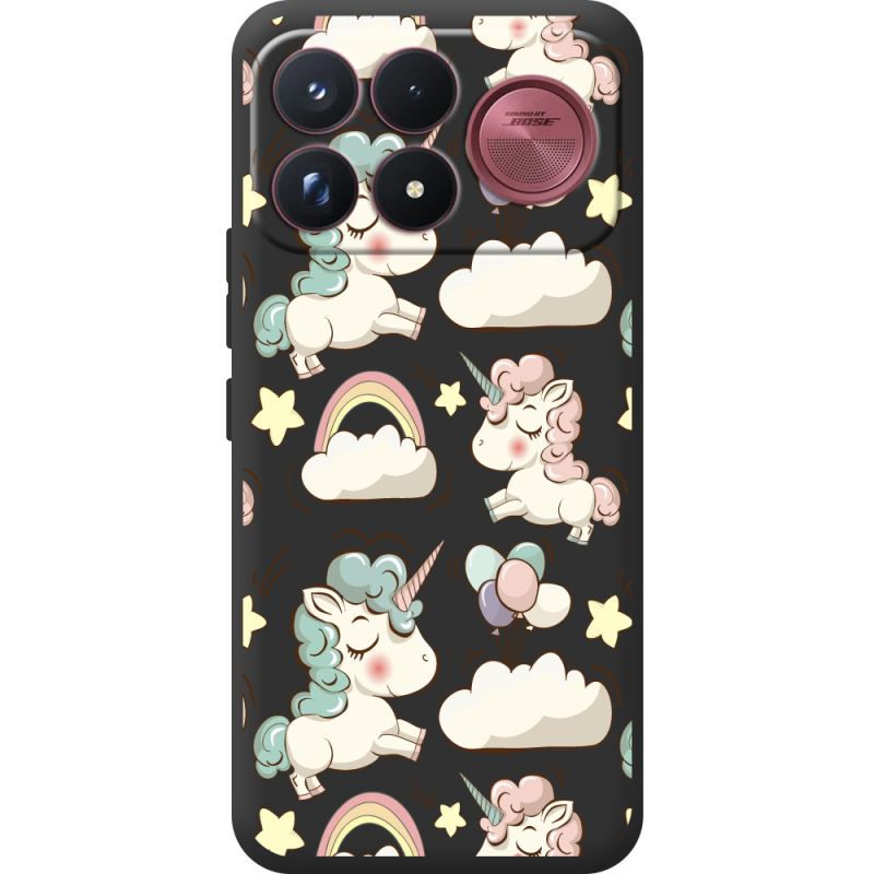 Прозорий чохол BoxFace Poco F9 Ultra Unicorns