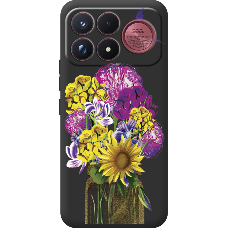 Прозорий чохол BoxFace Poco F9 Ultra My Bouquet