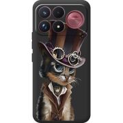 Прозорий чохол BoxFace Poco F9 Ultra Steampunk Cat