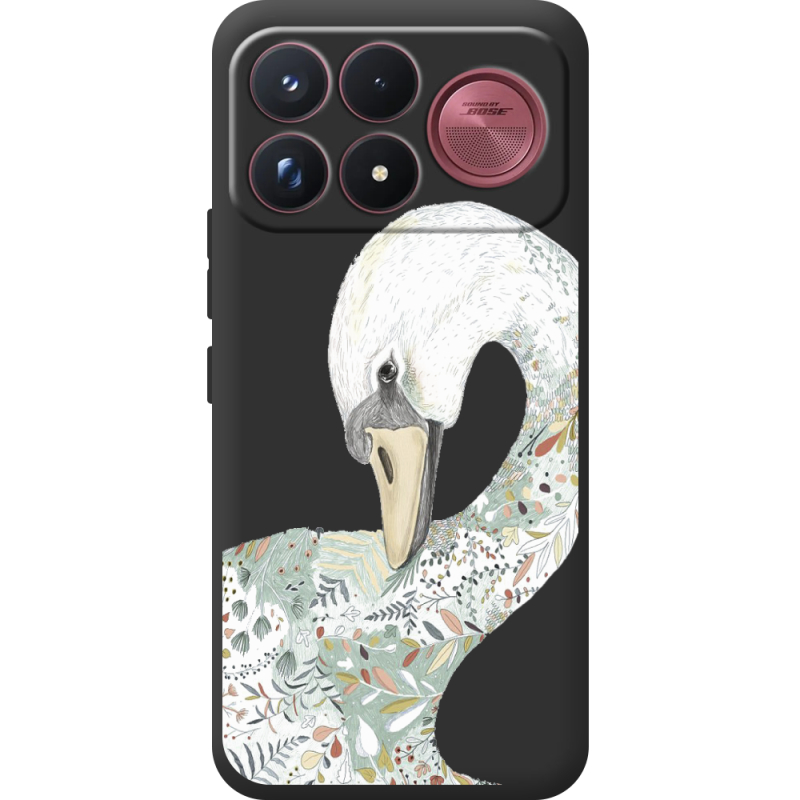 Прозорий чохол BoxFace Poco F9 Ultra Swan