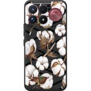 Прозорий чохол BoxFace Poco F9 Ultra Cotton flowers