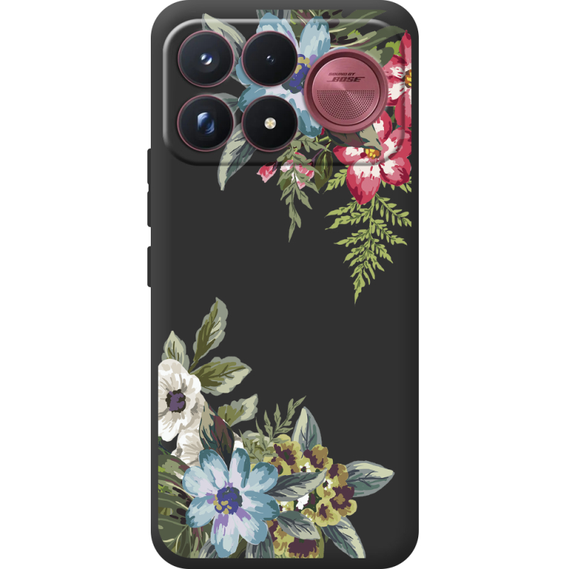 Прозорий чохол BoxFace Poco F9 Ultra Floral