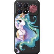 Чохол зі стразами Poco F9 Ultra Unicorn Queen