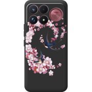 Чохол зі стразами Poco F9 Ultra Swallows and Bloom