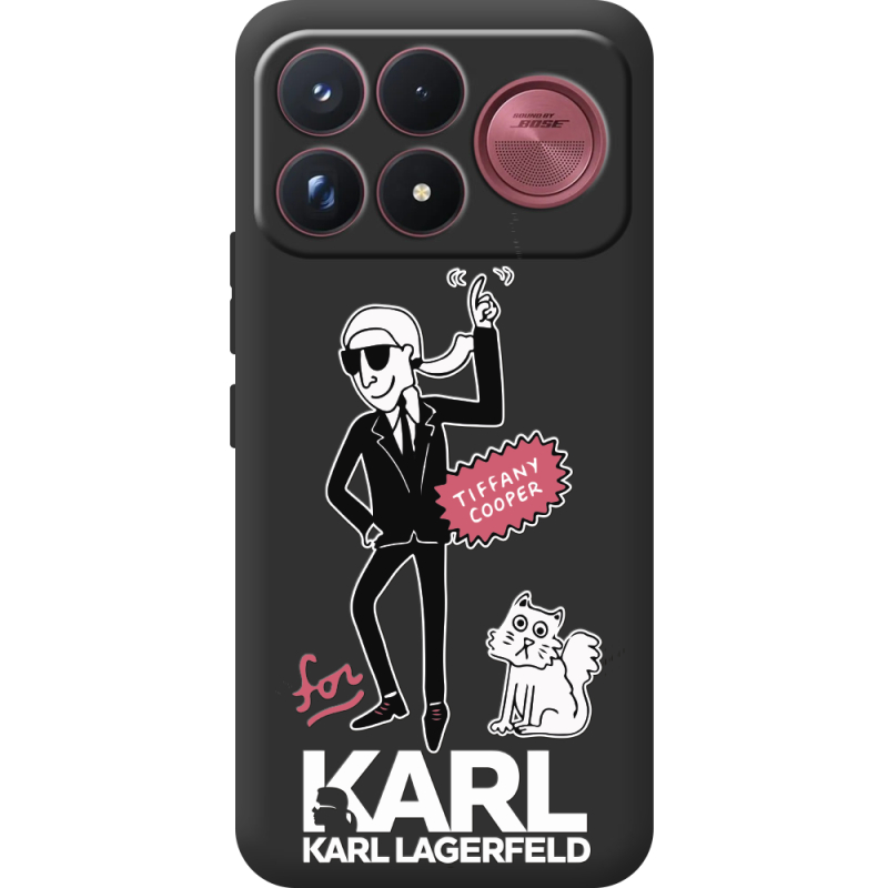 Чорний чохол BoxFace Poco F9 Ultra For Karl