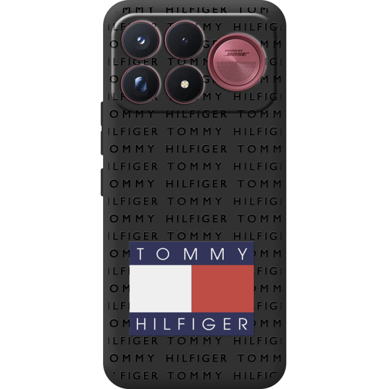 Чорний чохол BoxFace Poco F9 Ultra Tommy Print