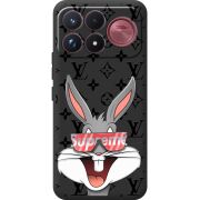Чорний чохол BoxFace Poco F9 Ultra looney bunny