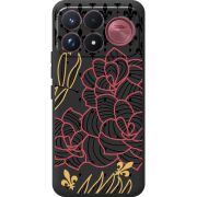 Чорний чохол BoxFace Poco F9 Ultra FranceFlowers
