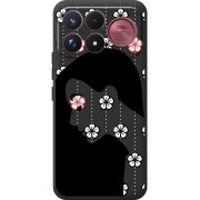 Чорний чохол BoxFace Poco F9 Ultra Flower Hair