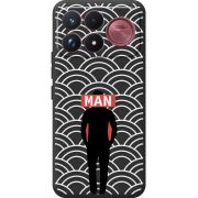 Чорний чохол BoxFace Poco F9 Ultra Man Pattern