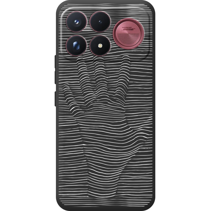 Чорний чохол BoxFace Poco F9 Ultra Optical Hand
