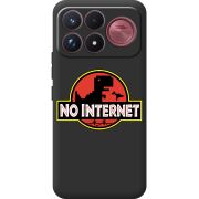 Чорний чохол BoxFace Poco F9 Ultra No Internet