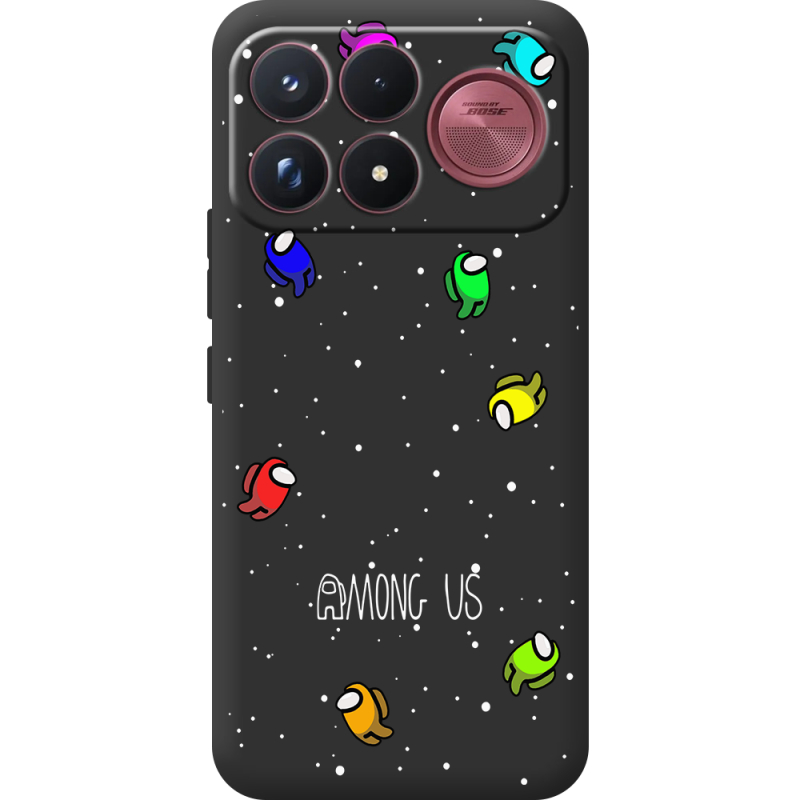 Чорний чохол BoxFace Poco F9 Ultra Among Us Invisible