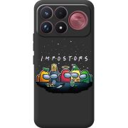 Чорний чохол BoxFace Poco F9 Ultra Among Us Impostors