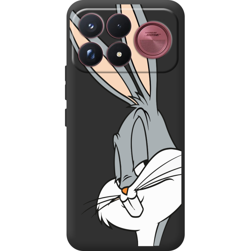 Чорний чохол BoxFace Poco F9 Ultra Lucky Rabbit