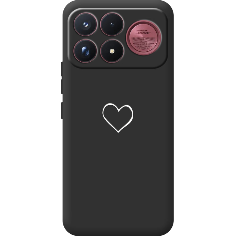 Чорний чохол BoxFace Poco F9 Ultra My Heart