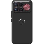 Чорний чохол BoxFace Poco F9 Ultra My Heart