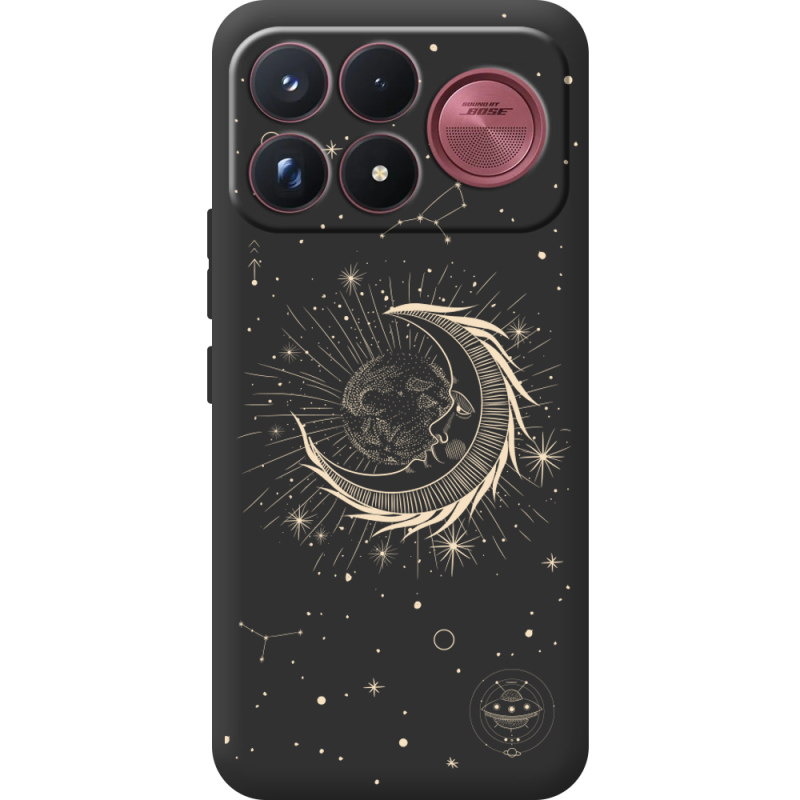 Чорний чохол BoxFace Poco F9 Ultra Moon