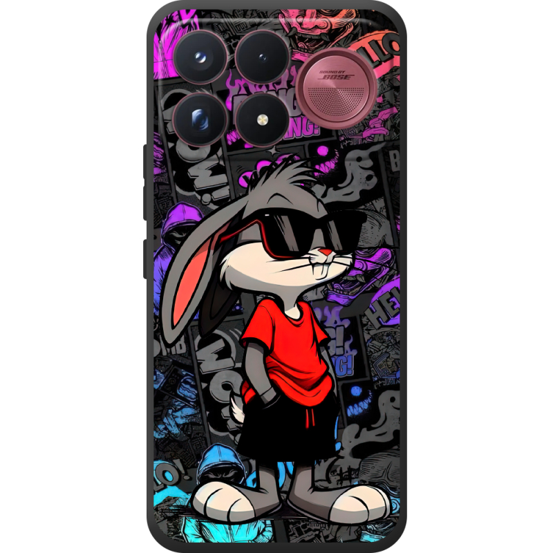 Чорний чохол BoxFace Poco F9 Ultra Малий вухань