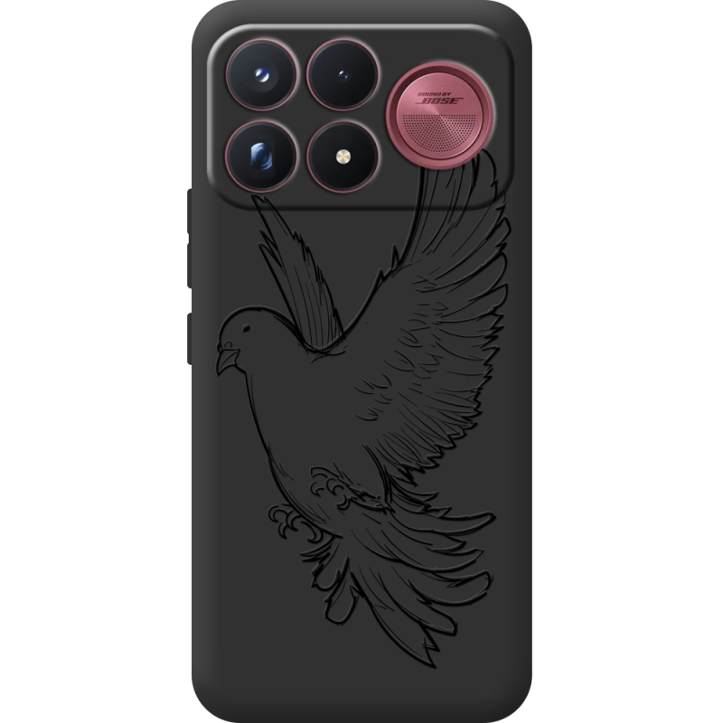 Чорний чохол BoxFace Poco F9 Ultra Dove