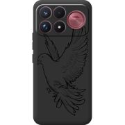 Чорний чохол BoxFace Poco F9 Ultra Dove